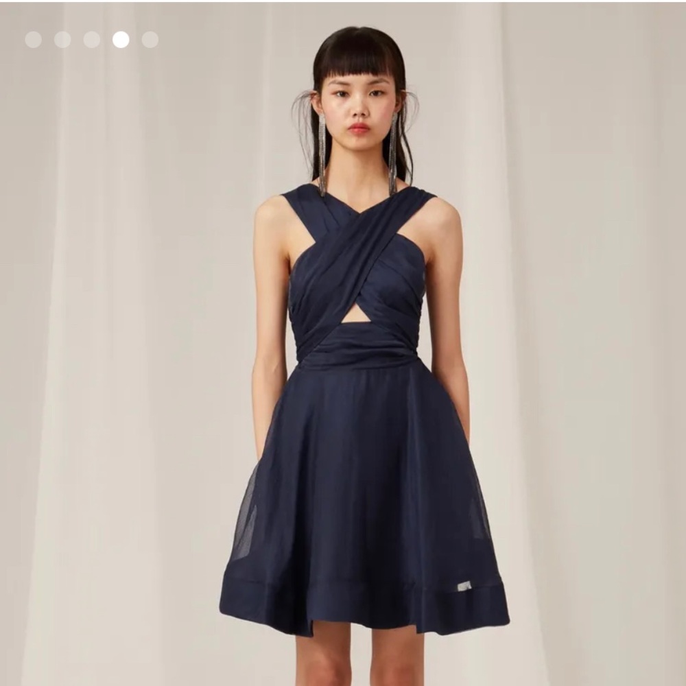 $120 Midnight Blue Keepsake the Label Dress